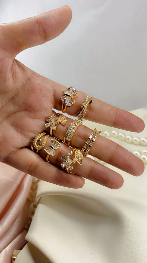 ARJESTABEL GOLD PLATED AD RING