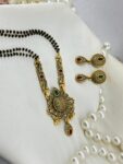 Mangal Sutra✨ Key Features:  Classic black-beaded mangalsutra chain
