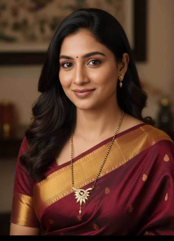 MANGALSUTRA CHAIN Classic black-beaded mangalsutra chain